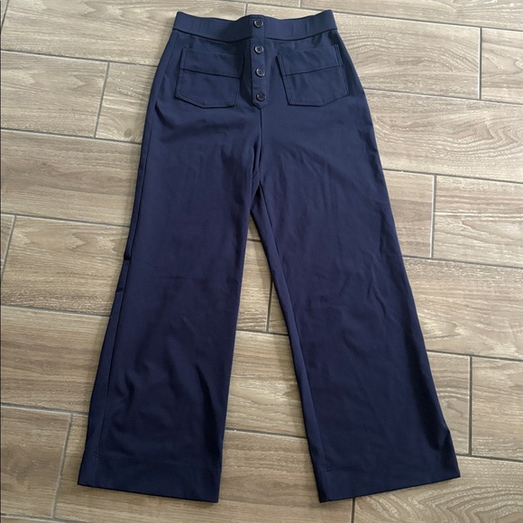 Halara Navy Blue Stretch Pull On Pants Womens Size M - Picture 2 of 7